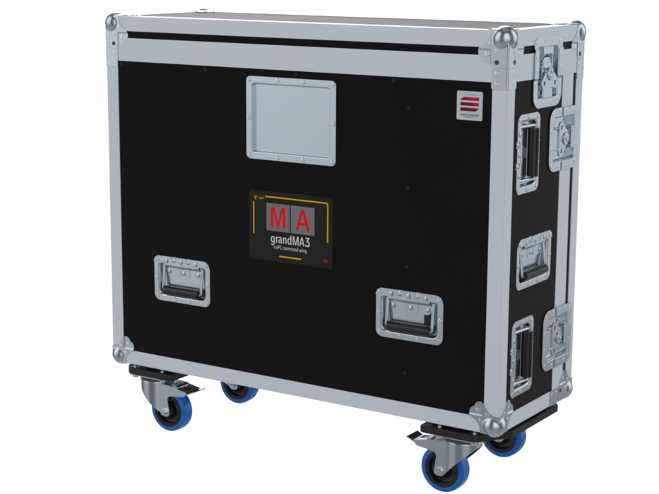 SANTOSOM Lighting controller Flight case PRO-51, MA3 OnPC CMD Wing / XT (with Swivel Arm)