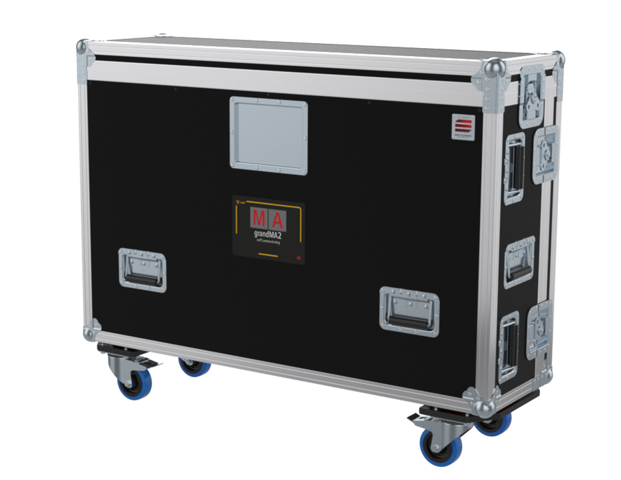 SANTOSOM Lighting controller Flight case PRO-5, GrandMA2 OnPC Command Wing+Fader Wing(for