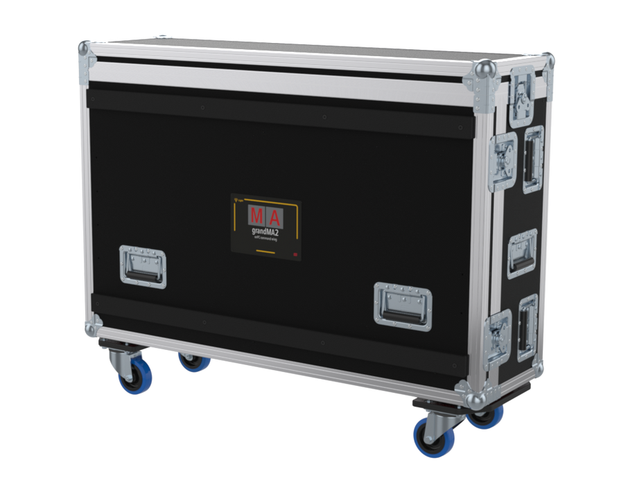SANTOSOM Lighting controller Flight case PRO-5, GrandMA2 OnPC Command Wing+Fader Wing(for