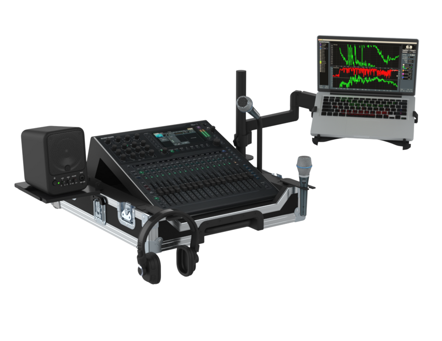 SANTOSOM Flight case, Allen & Heath Q5 (Trolley and Stackable)