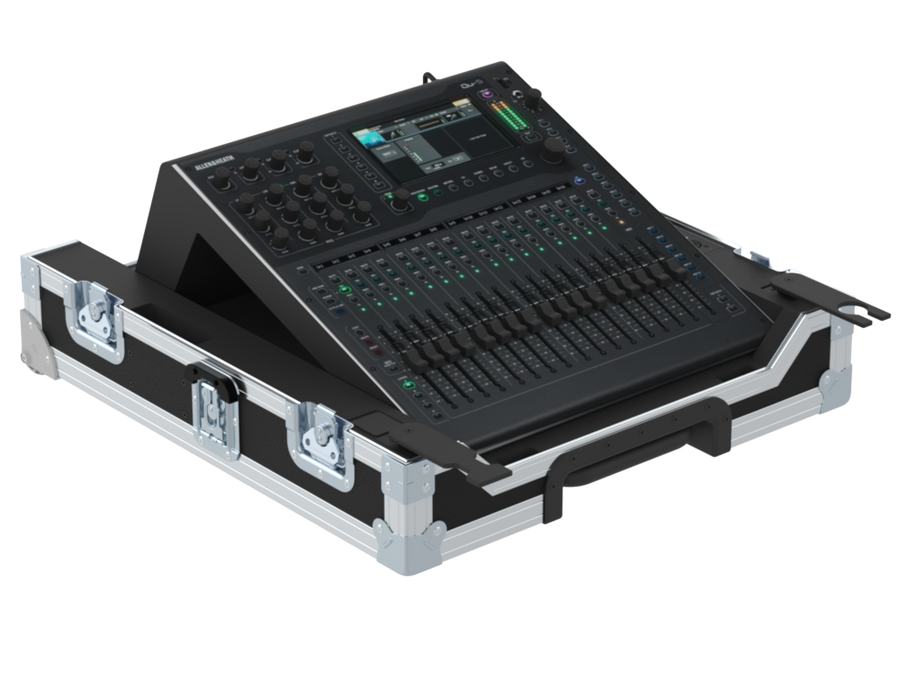 SANTOSOM Flight case, Allen & Heath Q5 (Trolley and Stackable)