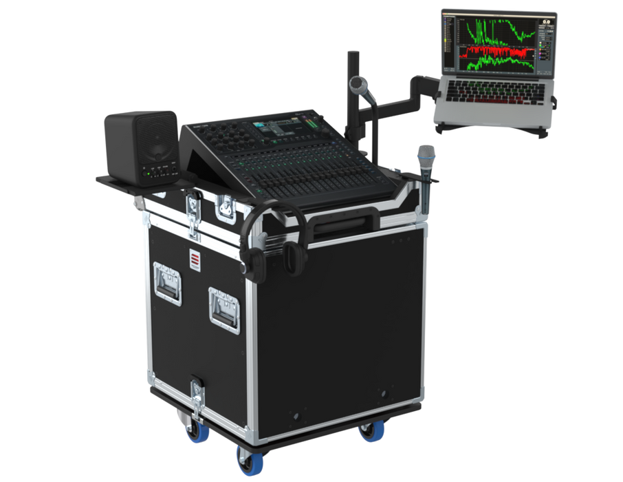 SANTOSOM Flight case, Allen & Heath Q5 (Trolley and Stackable)
