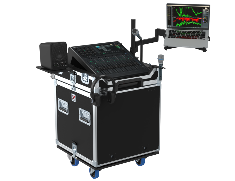 SANTOSOM Flight case, Allen & Heath Q5 (Trolley and Stackable)