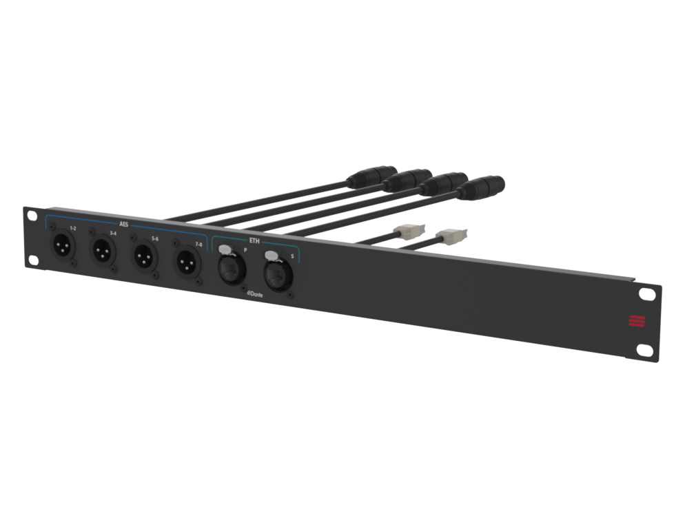 SANTOSOM Connection System Audio AMPCOM 1U (AES 1~8, ETH)