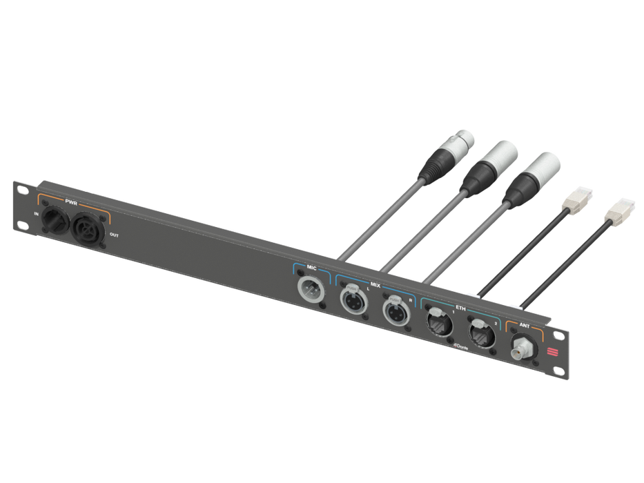 SANTOSOM Connection System Aud. Wireless 1U (True1,Mic,Mix,RJ45,BNC)