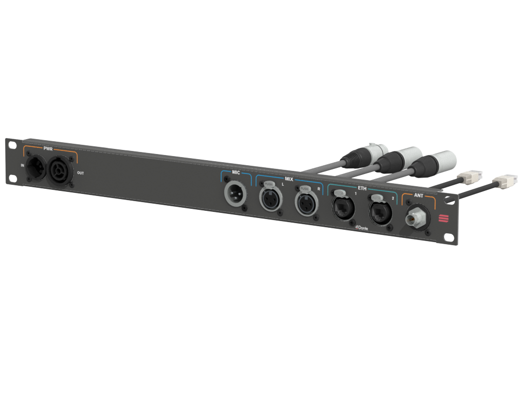 SANTOSOM Connection System Aud. Wireless 1U (True1,Mic,Mix,RJ45,BNC)
