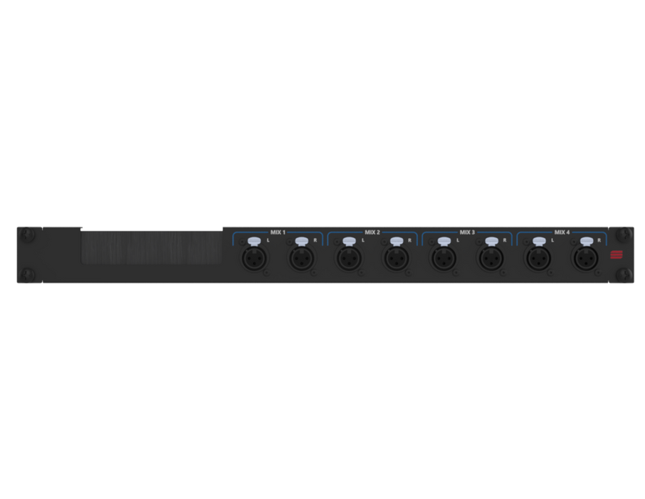 SANTOSOM Connection System Aud.Wireless 1U, w/ brush (MIX 1-4)