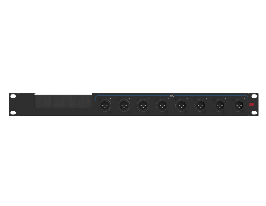 SANTOSOM Connection System Aud.Wireless 1U, w/ brush (MIC 1-8)