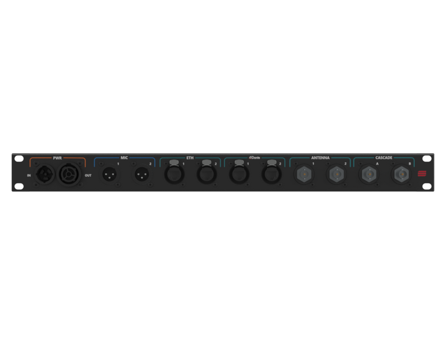 SANTOSOM Connection System 1U (PWR, 2 MIC, 4 ETH, 4 BNC)
