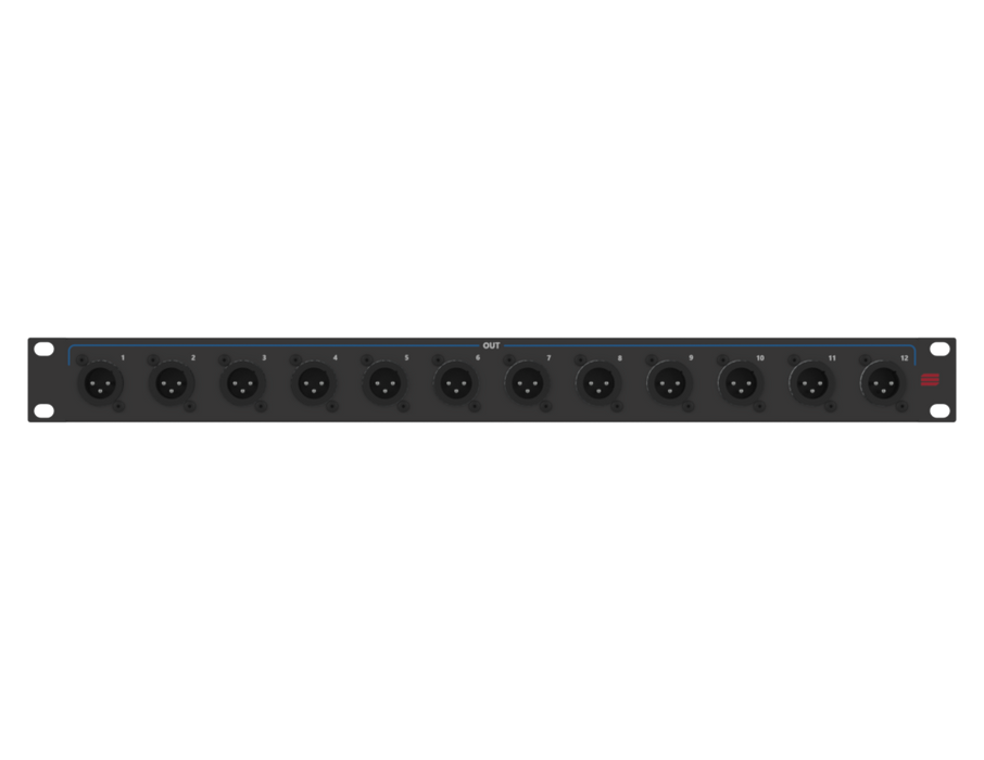 SANTOSOM Connection System Audio Wireless 1U (D-Size, OUT (1~12))