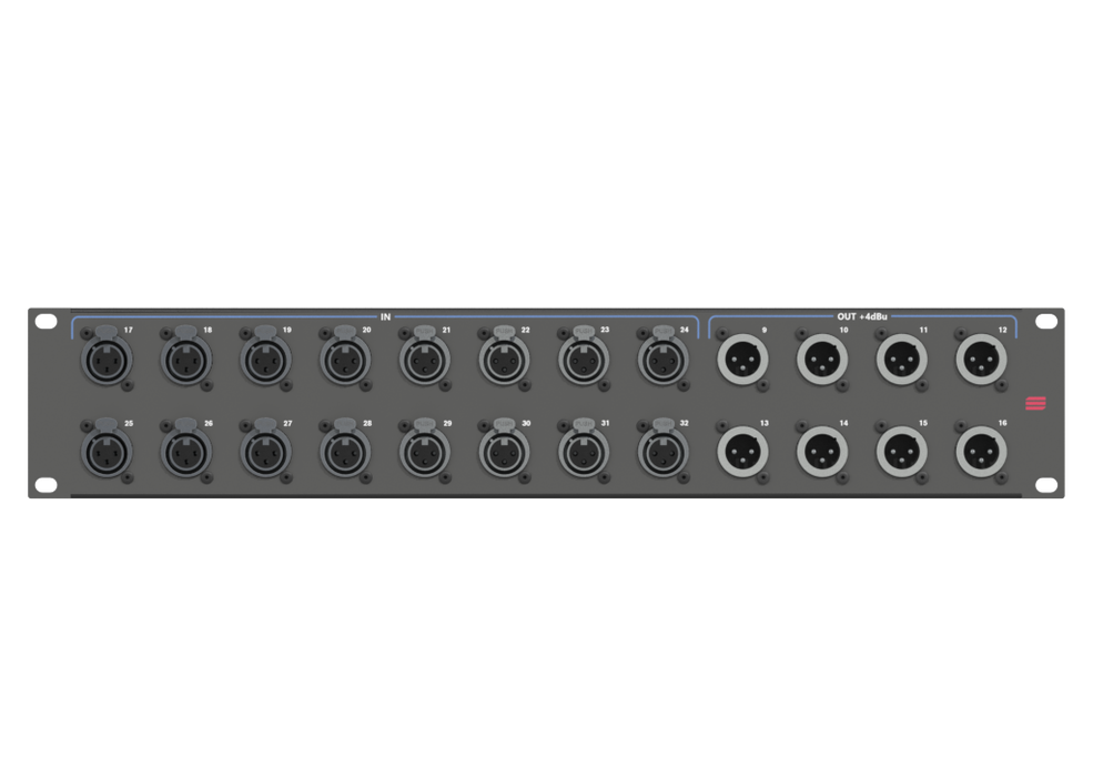 SANTOSOM Connection System Audio Wireless 2U (IN 17~32/OUT 9~16)