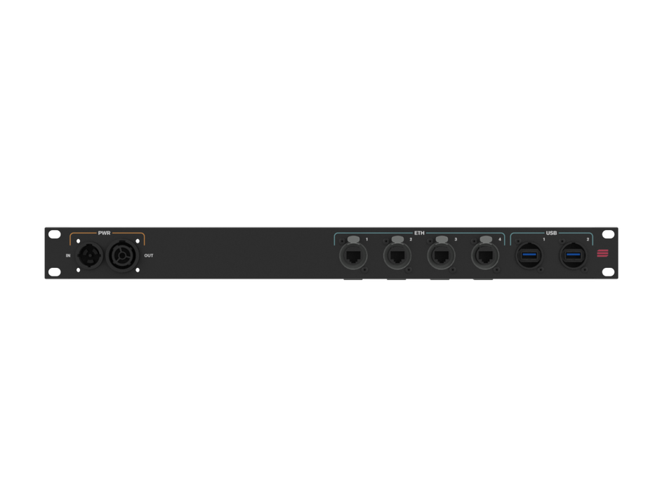 SANTOSOM Connection System Informatic 1U (PWR, ETH, USB)