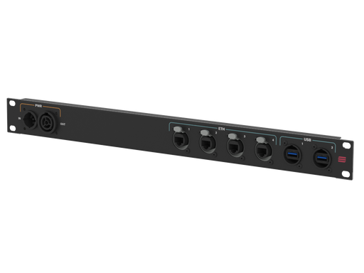 SANTOSOM Connection System Informatic 1U (PWR, ETH, USB)