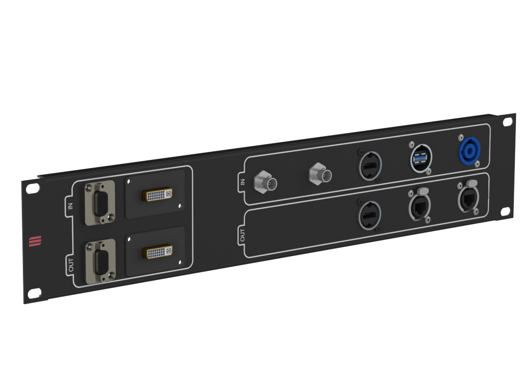 SANTOSOM Connect. System Video 2U(IN:VGA,HDMI,DVI,BNC/OUT:RJ45,DVI,H)