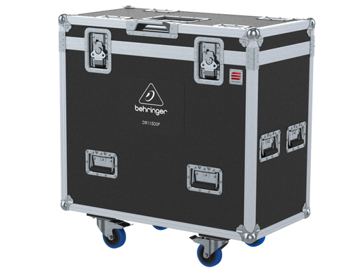 Santosom Cabinet Flight case PRO, 2x Behringer DR115DSP
