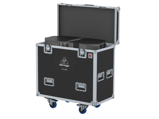 Santosom Cabinet Flight case PRO, 2x Behringer DR115DSP