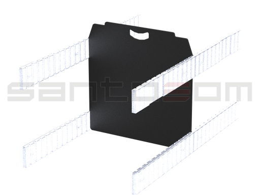 Partition wall for trunk 60.60