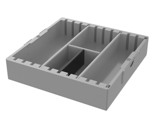 PLASTIC CASES ACCESSORY Foam Low Dividing Wall TRAY1A (114x38x7)
