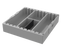 PLASTIC CASES ACCESSORY Foam Low Dividing Wall TRAY1A (114x38x7)