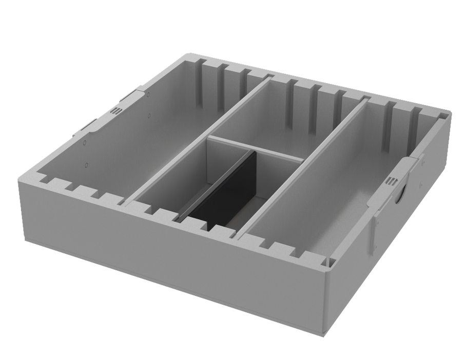 PLASTIC CASES ACCESSORY Foam Low Dividing Wall TRAY1A (114x38x7)
