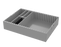 PLASTIC CASES ACCESSORY Foam Low Dividing Wall TRAY1A (172x86x7)