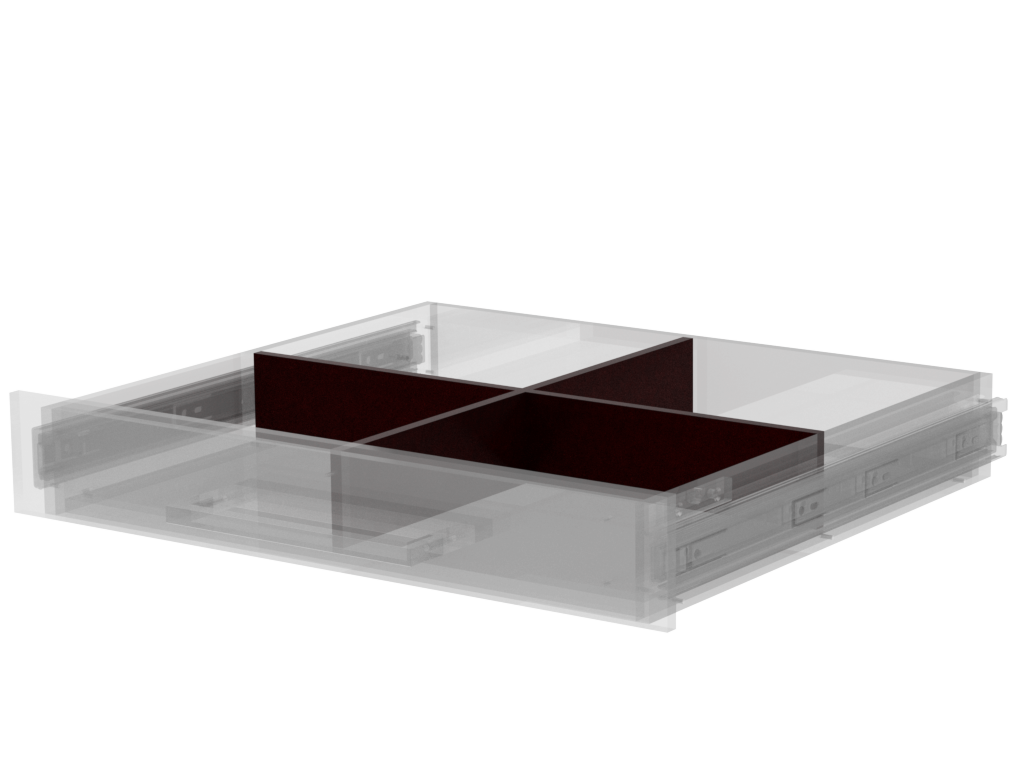Santosom 2U Drawer dividers w/ 4 spaces