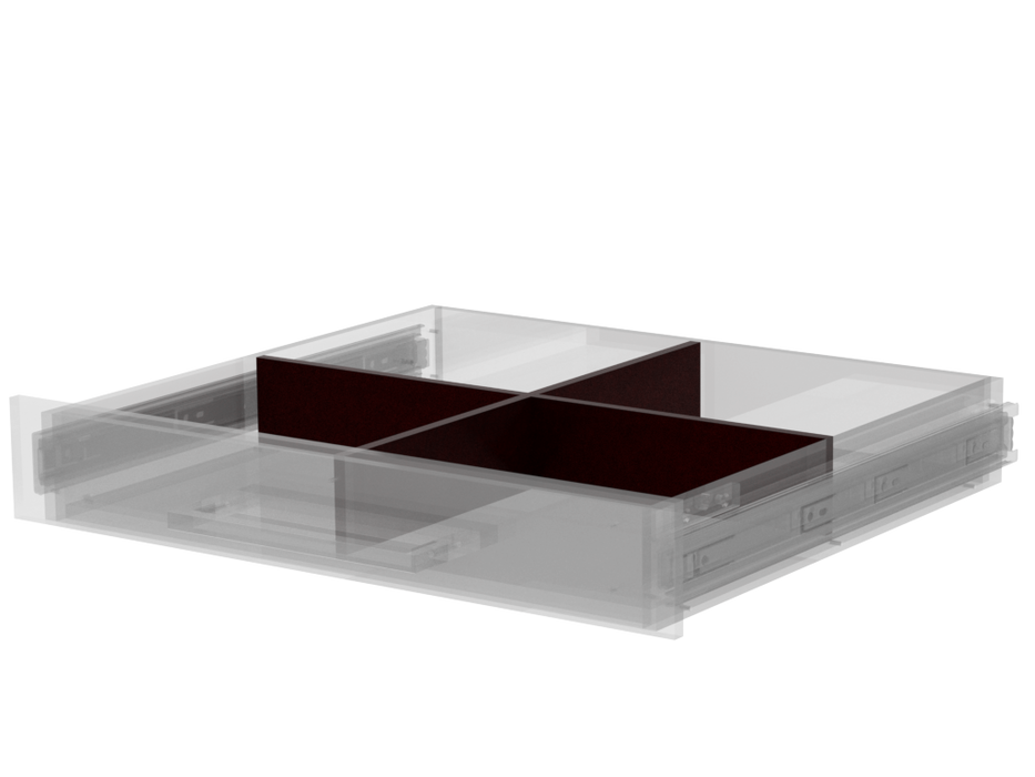Santosom 2U Drawer dividers w/ 4 spaces