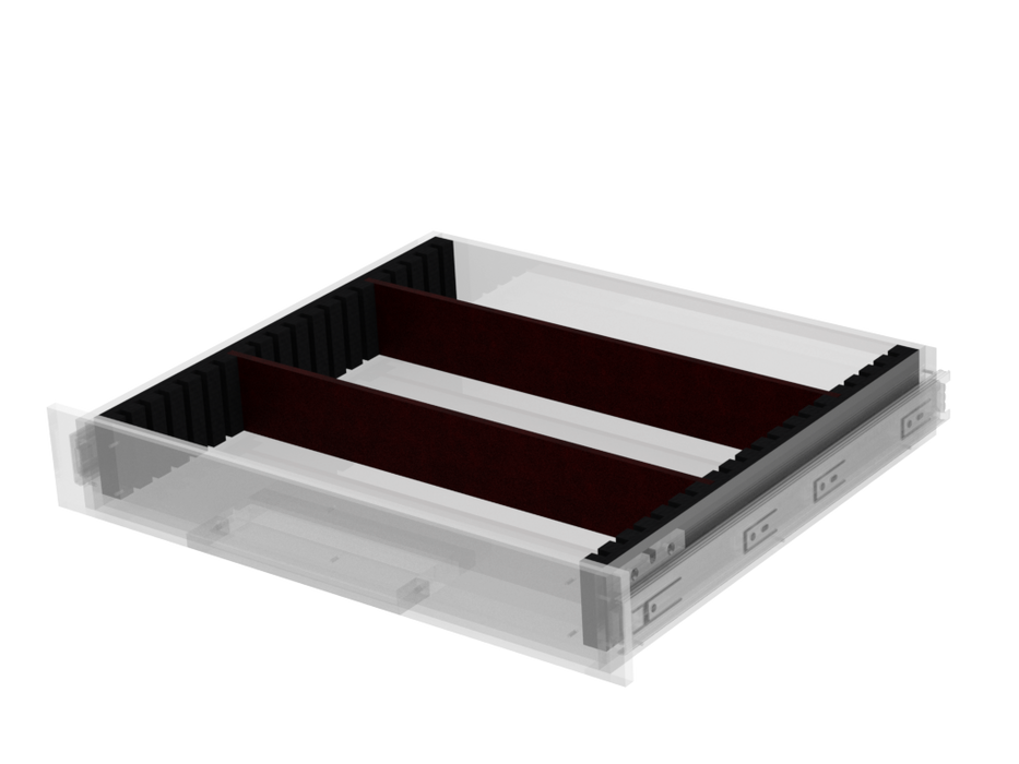 Santosom 2U movable dividing wall for Drawer