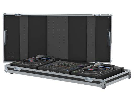 Santosom DJ Flight case, Regie 2x Pioneer CDJ3000 + 1x Pioneer DJM-A9
