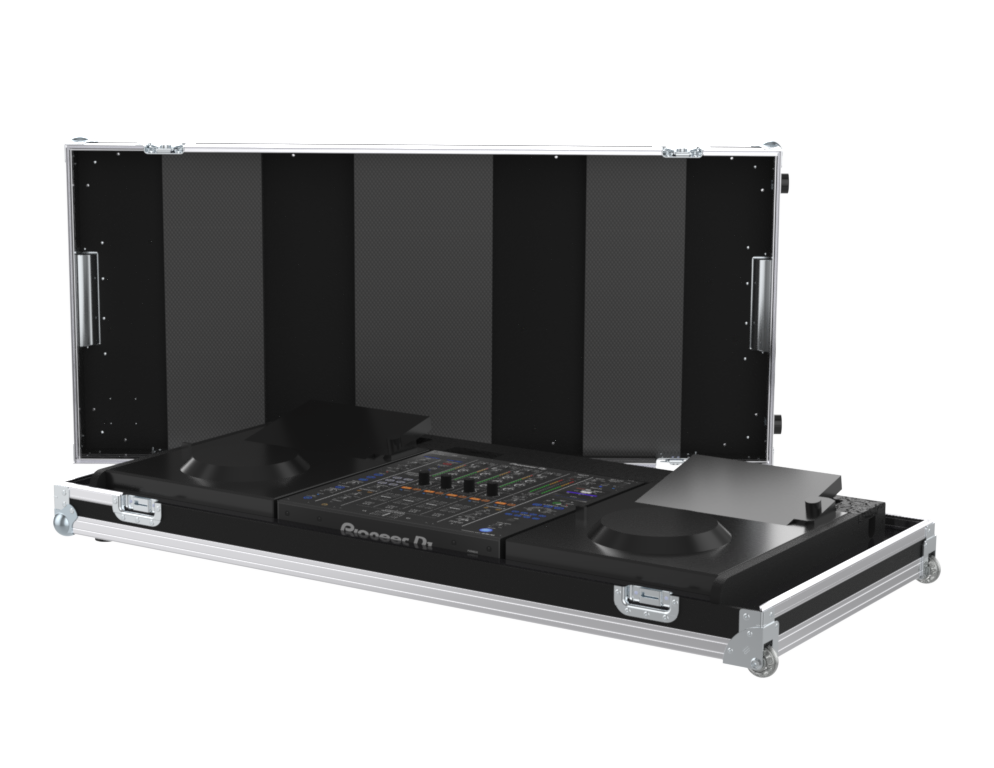 Santosom DJ Flight case, Regie 2x Pioneer CDJ3000X + 1x Pioneer DJM-A9