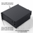 SANTOSOM Rack Drawer 2U Aluminium ERGO (19"x10")