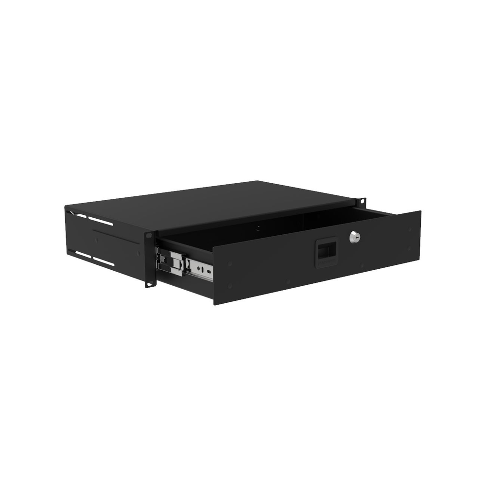 SANTOSOM Rack Drawer 2U Aluminium ERGO (19"x10")