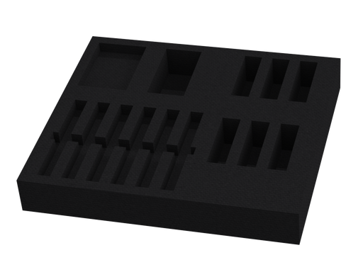 Santosom 22" Drawer Foam 2U, Beta 52 + Beta 91A + E604/904 + SM81