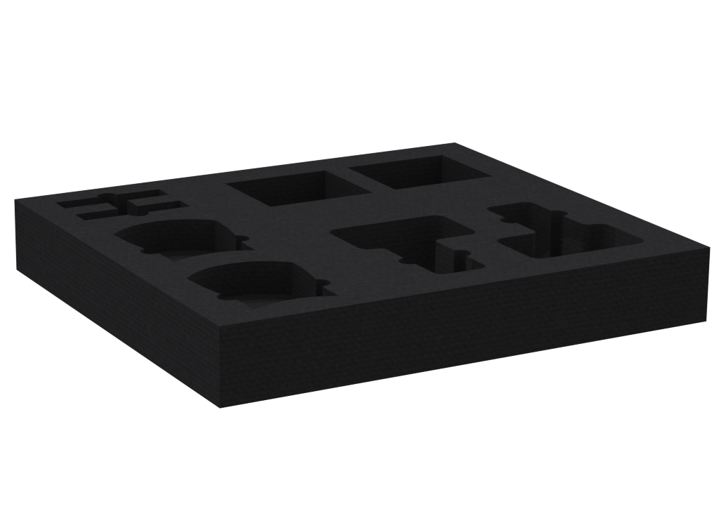 Santosom 22" Drawer Foam 2U, Beta 52, E904, KM184, E901