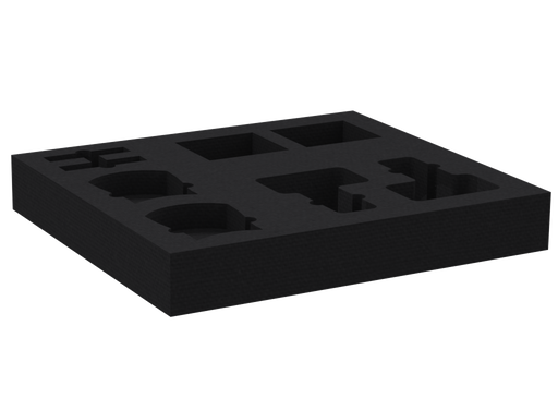 Santosom 22" Drawer Foam 2U, Beta 52, E904, KM184, E901
