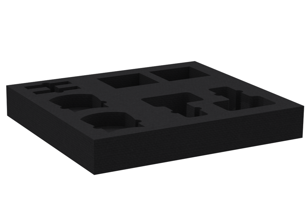 Santosom 22" Drawer Foam 2U, Beta 52, E904, KM184, E901