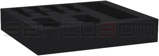 Santosom 22" Drawer Foam 2U, KMS105 + TLM49 + SM87A