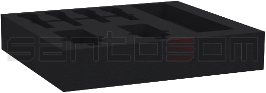Santosom 22" Drawer Foam 2U, KMS105 + TLM49 + SM87A