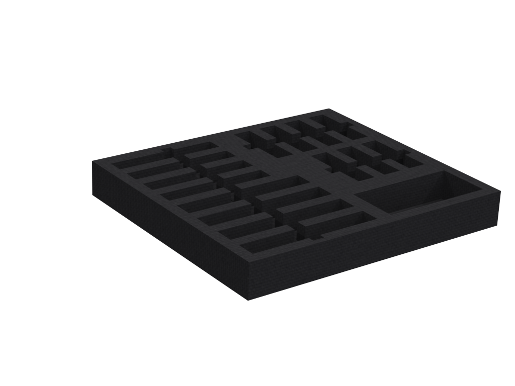 Santosom 22" Drawer Foam 2U, BG 4.1, C1000s, E604