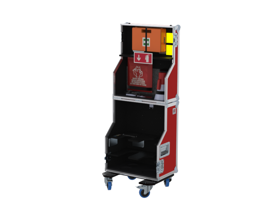 SANTOSOM Flight case PRO, 911 - Emergency Fire & First Aid Box