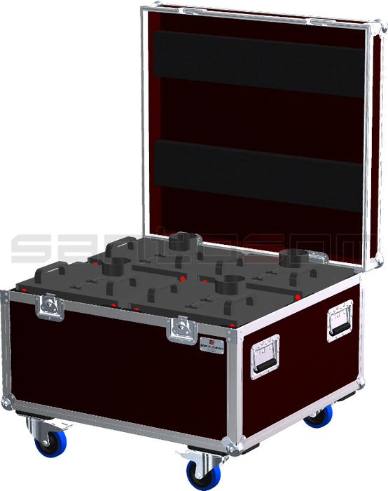 Santosom Flight case, 4x Magic Fx Stage Flame + acces.
