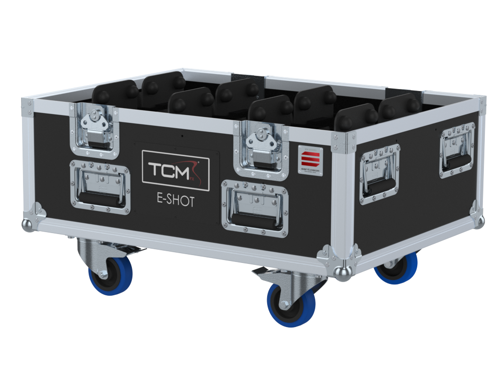 SANTOSOM Flight case PRO, TCM 8x E-SHOT