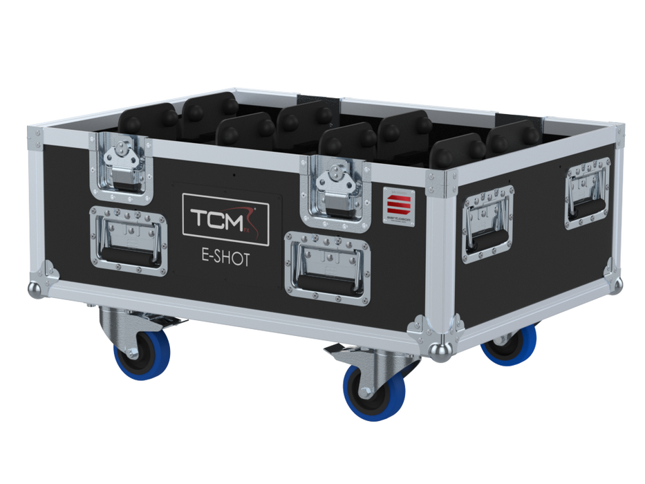 SANTOSOM Flight case PRO, TCM 8x E-SHOT