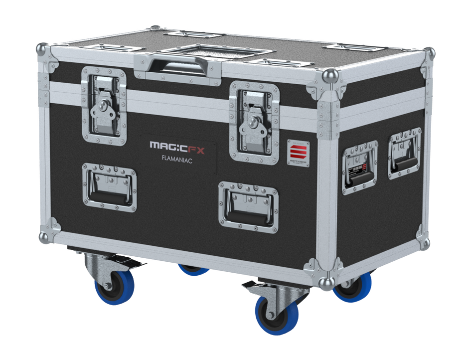 Santosom Flight case PRO, 2x Magic Fx FLAMANIAC + access.
