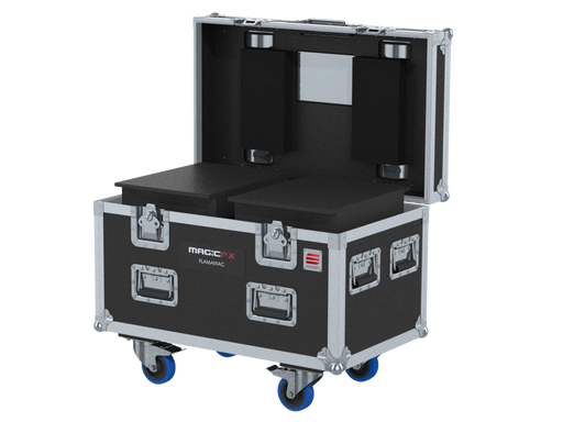 Santosom Flight case PRO, 2x Magic Fx FLAMANIAC + access.