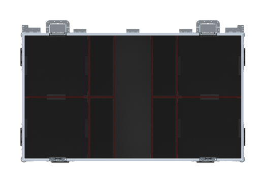 Santosom Flight case PRO, 4x Galaxis G-Flame + Power Upgrade + acess.