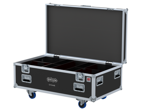 Santosom Flight case PRO, 4x Galaxis G-Flame + Power Upgrade + acess.