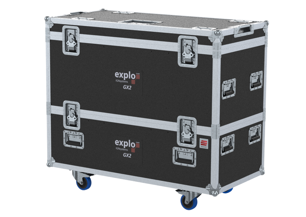 SANTOSOM Flight case PRO, 4x EXPLO SFX 12V