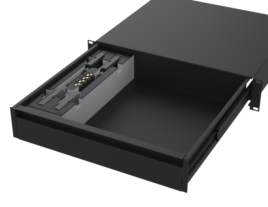 SANTOSOM Modular Foam 2U, 4x Shure AD1
