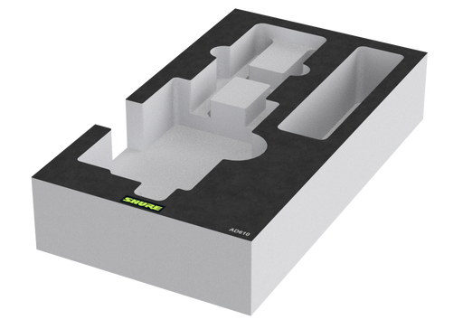 SANTOSOM   Mousse Modulaire 2U, Shure 1x AD610